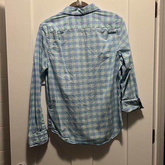 Nautica Mens Long Sleeve Plaid Button Down, Classic Fit, Size Small - Picture 3 of 3